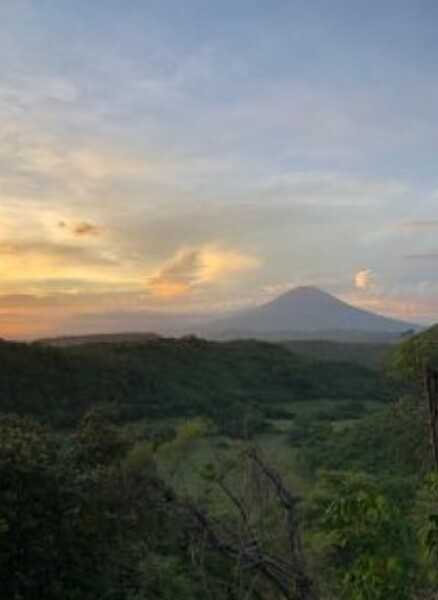 Santa Ana (Ilamatepec) volcano is a stratovolcano about 45 km west of San Salvador. It is El Salvador's highest volcano at 2,381 m (7,812 ft) and one of its most active. The broad summit of Santa Ana has a beautiful array of concentric craters with crescent-shaped rims.